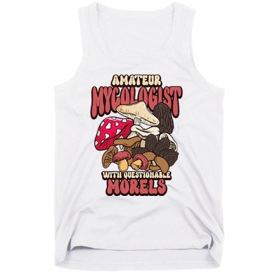 Morels Mushroom Picker Mushroom Farmer Mushroom Tank Top