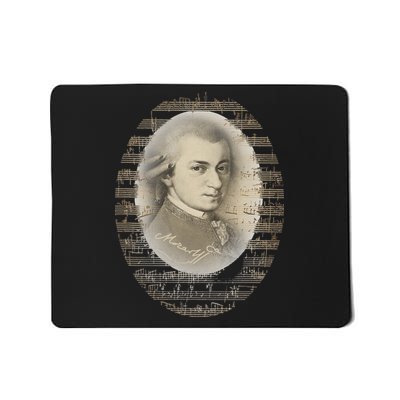 Mozart Mozart Portrait Classical Music Lover Gift Mousepad