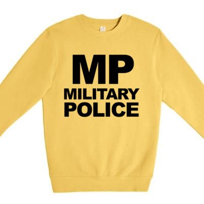 Mp Military Police Law Enforcet Military Police Gift Premium Crewneck Sweatshirt