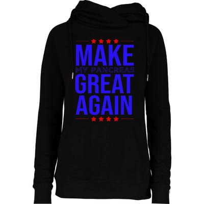 Make My Pancreas Great Again Diabetes Socks T1D Awareness Womens Funnel Neck Pullover Hood