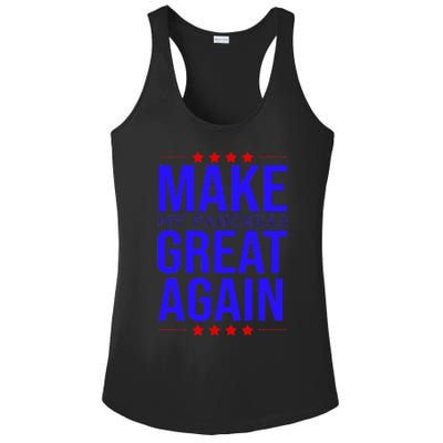 Make My Pancreas Great Again Diabetes Socks T1D Awareness Ladies PosiCharge Competitor Racerback Tank