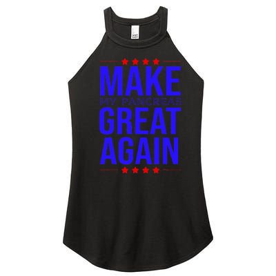 Make My Pancreas Great Again Diabetes Socks T1D Awareness Women’s Perfect Tri Rocker Tank