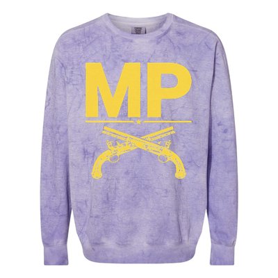 Mp Military Police Corps Colorblast Crewneck Sweatshirt