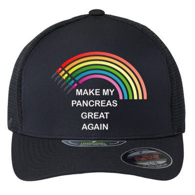 Make My Pancreas Great Diabetes Awareness Gift Flexfit Unipanel Trucker Cap