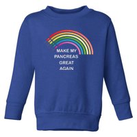 Make My Pancreas Great Diabetes Awareness Gift Toddler Sweatshirt