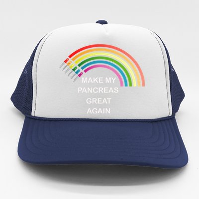 Make My Pancreas Great Diabetes Awareness Gift Trucker Hat