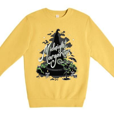 Midnight Margaritas Practical Magic Halloween Outfits Premium Crewneck Sweatshirt