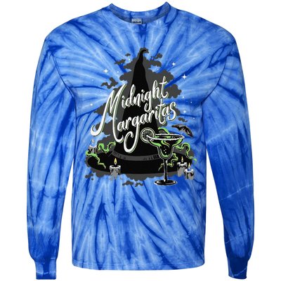 Midnight Margaritas Practical Magic Halloween Outfits Tie-Dye Long Sleeve Shirt