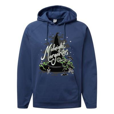 Midnight Margaritas Practical Magic Halloween Outfits Performance Fleece Hoodie