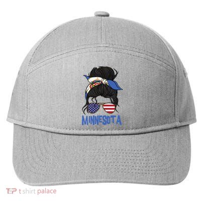 Minnesota Minnesota Proud State Flag 7-Panel Snapback Hat