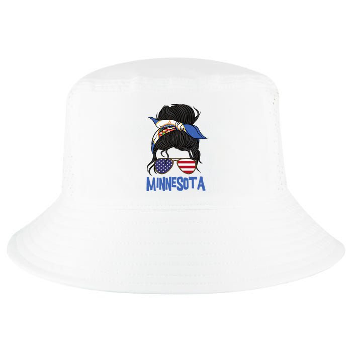 Minnesota Minnesota Proud State Flag Cool Comfort Performance Bucket Hat