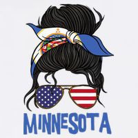 Minnesota Minnesota Proud State Flag Cooling Performance Crew T-Shirt