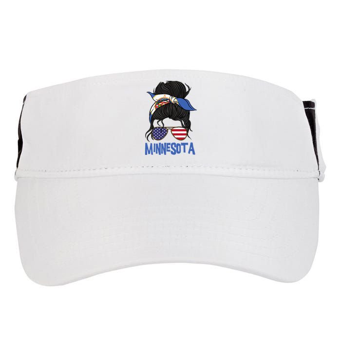 Minnesota Minnesota Proud State Flag Adult Drive Performance Visor