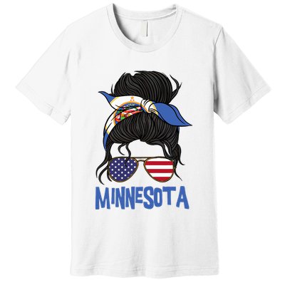 Minnesota Minnesota Proud State Flag Premium T-Shirt
