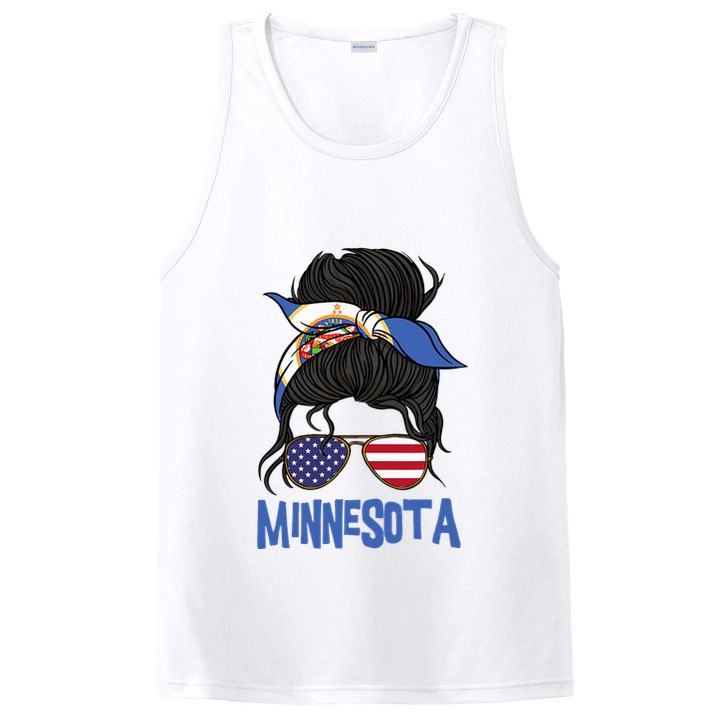 Minnesota Minnesota Proud State Flag PosiCharge Competitor Tank