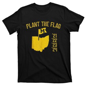 Michigan Map Plant The Flag 21 22 23 24 T-Shirt