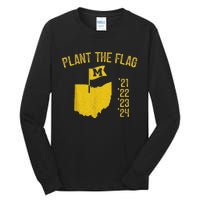 Michigan Map Plant The Flag 21 22 23 24 Tall Long Sleeve T-Shirt