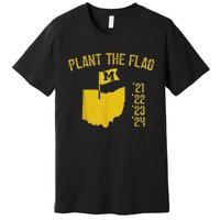 Michigan Map Plant The Flag 21 22 23 24 Premium T-Shirt