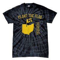 Michigan Map Plant The Flag 21 22 23 24 Tie-Dye T-Shirt