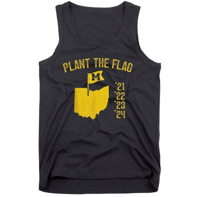 Michigan Map Plant The Flag 21 22 23 24 Tank Top