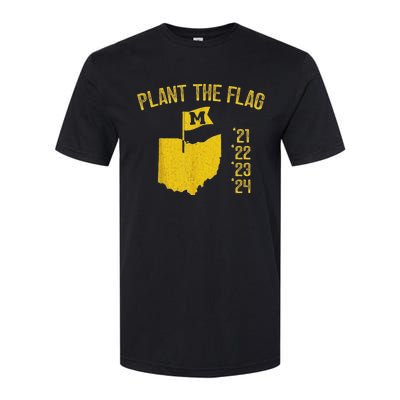 Michigan Map Plant The Flag 21 22 23 24 Softstyle CVC T-Shirt