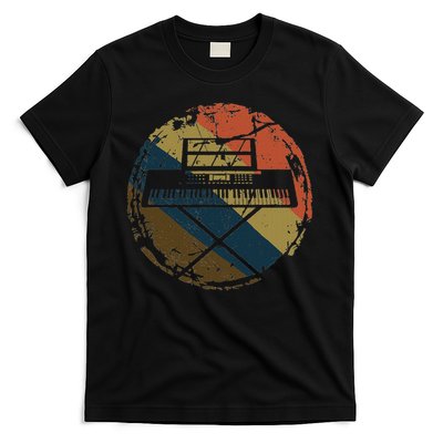 Music Musician Pianist Vintage Keyboard Piano T-Shirt