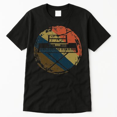 Music Musician Pianist Vintage Keyboard Piano Tall T-Shirt