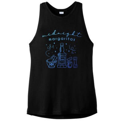 Midnight Margaritas Practical Magic Gardening Witch Planting Gift Ladies PosiCharge Tri-Blend Wicking Tank