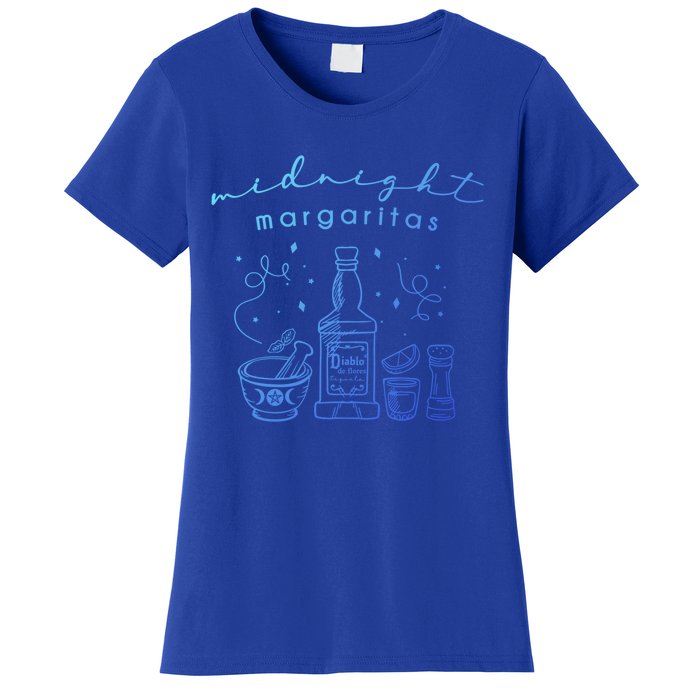 Midnight Margaritas Practical Magic Gardening Witch Planting Gift Women's T-Shirt