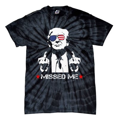 Missed Me Pro Trump 2024 Tie-Dye T-Shirt