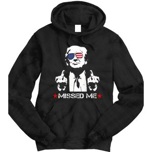 Missed Me Pro Trump 2024 Tie Dye Hoodie