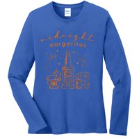 Midnight Margaritas Queen Halloween Midnight Party Potions Gift Ladies Long Sleeve Shirt