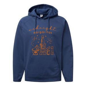 Midnight Margaritas Queen Halloween Midnight Party Potions Gift Performance Fleece Hoodie