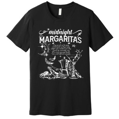 Midnight Margaritas Recipe Halloween Practical Magic Premium T-Shirt