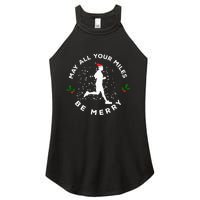 Merry Miles Running Christmas Gift For Runners Women's Perfect Tri Rocker Tank