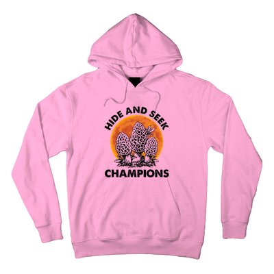 Morels Mushroom Red Moon Hide And Seek Champion Gift Hoodie