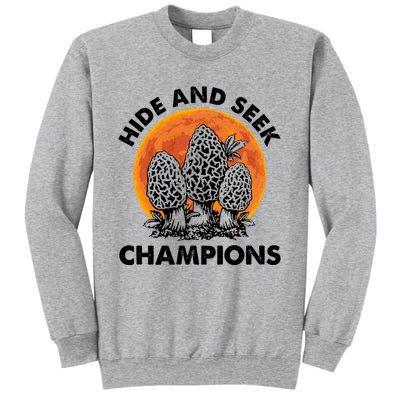 Morels Mushroom Red Moon Hide And Seek Champion Gift Sweatshirt