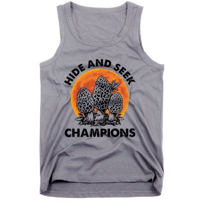 Morels Mushroom Red Moon Hide And Seek Champion Gift Tank Top