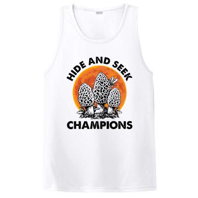 Morels Mushroom Red Moon Hide And Seek Champion Gift PosiCharge Competitor Tank