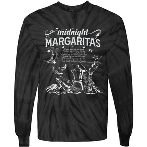 Midnight Margaritas Recipe Halloween Practical Magic Tie-Dye Long Sleeve Shirt