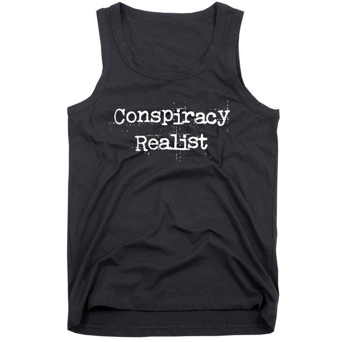 Mindy Mf Robinson Wearing Conspiracy Realist Tank Top