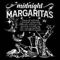 Midnight Margaritas Recipe Halloween Button