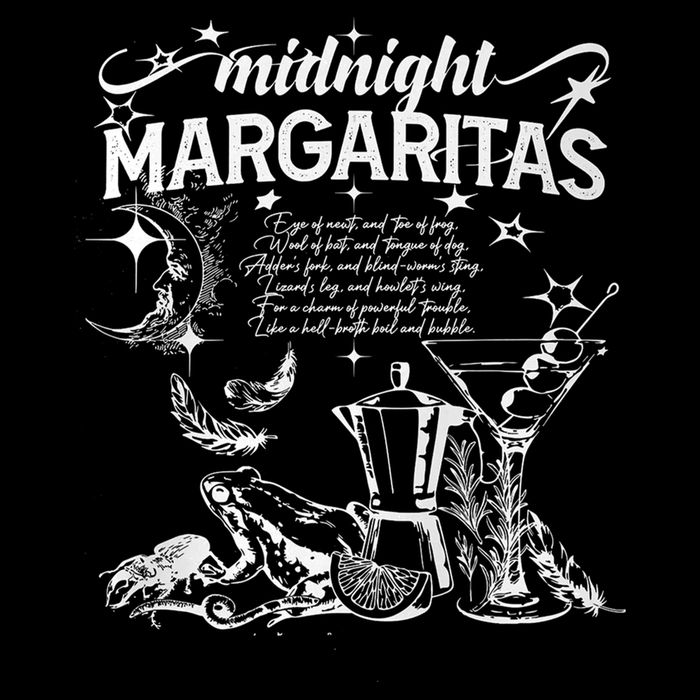 Midnight Margaritas Recipe Halloween Button