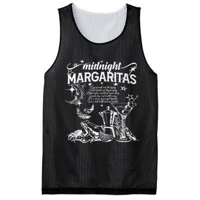 Midnight Margaritas Recipe Halloween Mesh Reversible Basketball Jersey Tank