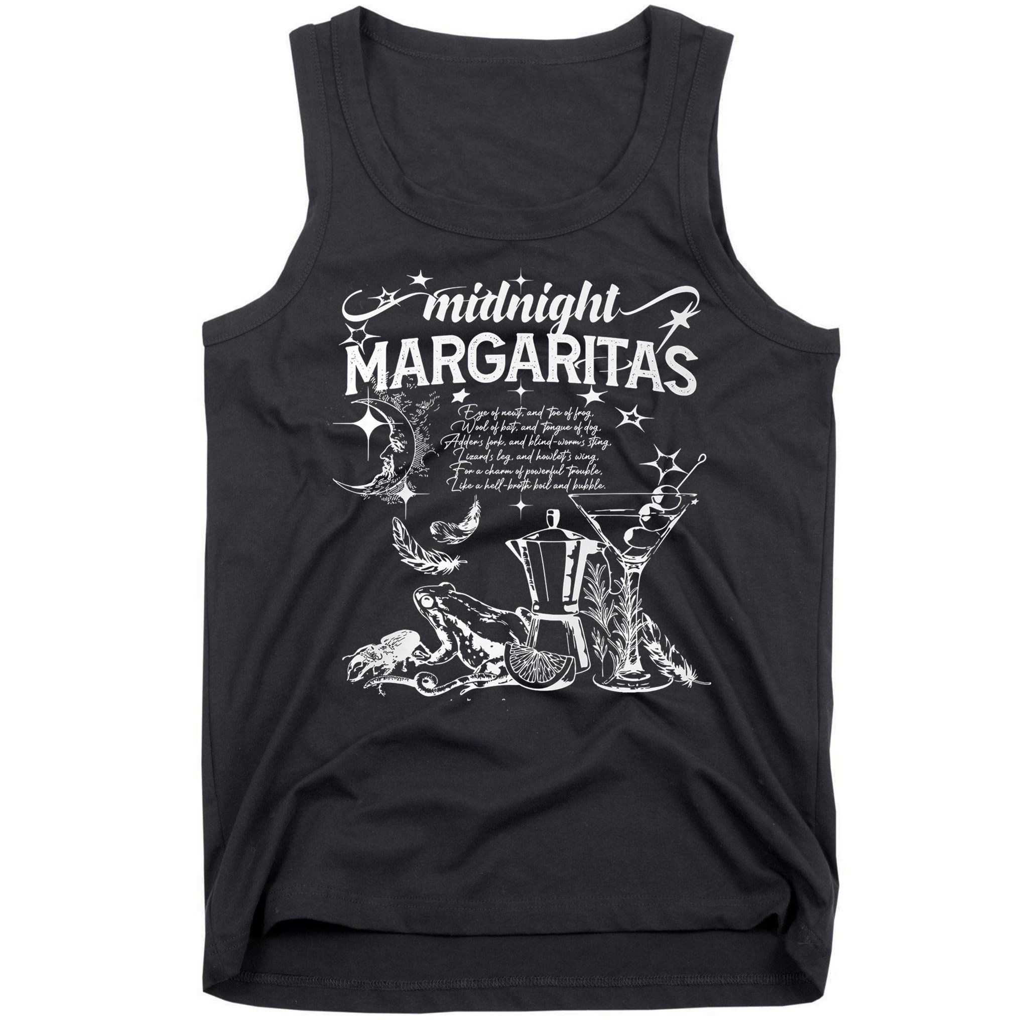 Midnight Margaritas Recipe Halloween Tank Top
