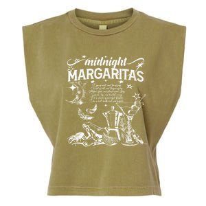 Midnight Margaritas Recipe Halloween Garment-Dyed Women's Muscle Tee