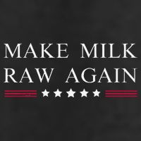 Make Milk Raw Again Funny Raw Milk Adult Drive Performance Visor