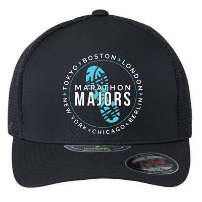 Marathon Majors Runner Finisher 26 Miles Flexfit Unipanel Trucker Cap