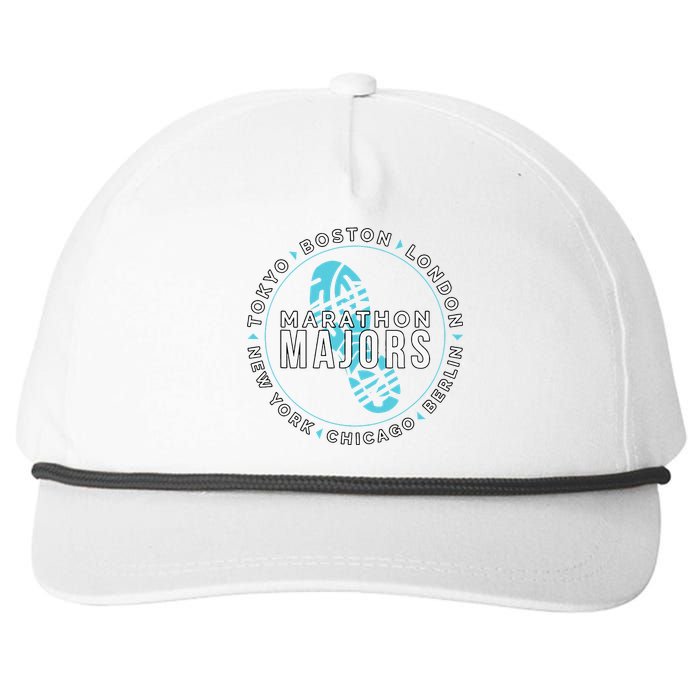 Marathon Majors Runner Finisher 26 Miles Snapback Five-Panel Rope Hat