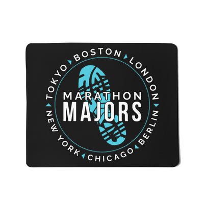 Marathon Majors Runner Finisher 26 Miles Mousepad